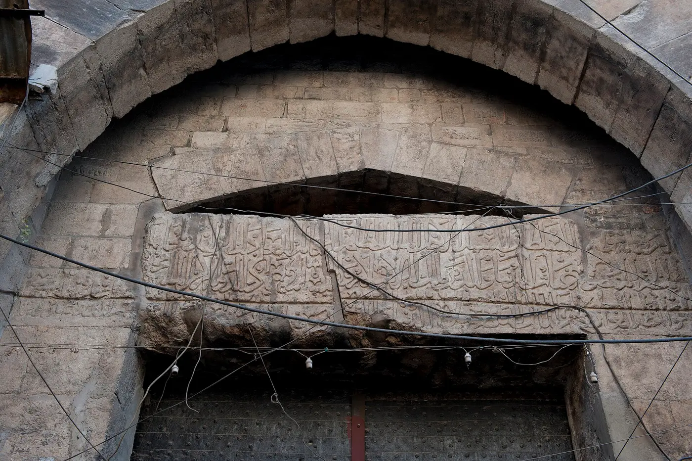 باب النصر في سور حلب.